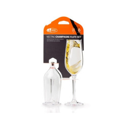 Nesting Champagne Flute Set