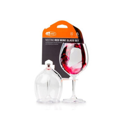Nesting Red Wine Glass Set