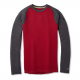 Termo krekls SW M'S Merino 250 Crew Tibetan red Charcoal heather