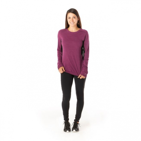 Termo krekls W'S Merino Sport 250 LS Sangria Heather