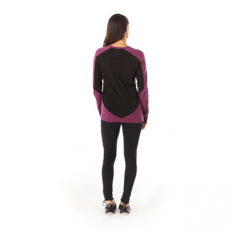 Termo krekls W'S Merino Sport 250 LS Sangria Heather