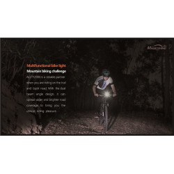 Velo lukturis ALLTY 2000, 2000 lum