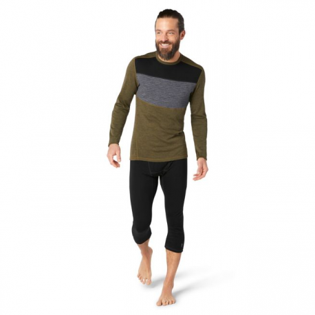 MS Merino 250 Baselayer Colorblock Crew