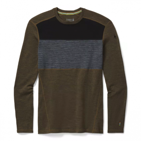 MS Merino 250 Baselayer Colorblock Crew