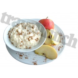 Deserts Rice pudding with apples and cinnamon