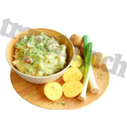 MASHED POTATOES WITH HAM...