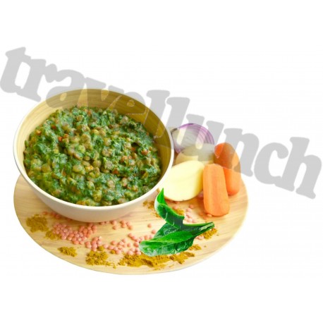 LENTILS CURRY DAL with SPINACH