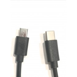 Kabelis USB Type C to USB Micro Charging cable, 20cm