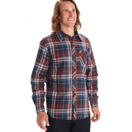 Krekls Anderson Lightweight flannel Whiskey Brown