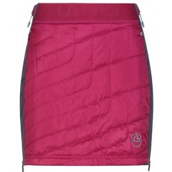 WARM UP Primaloft Skirt W Red plum Carbon