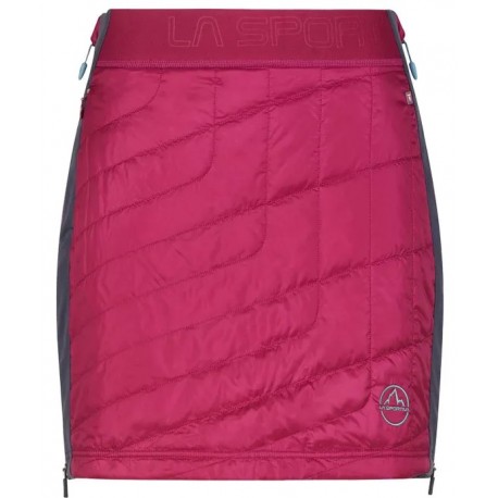 WARM UP Primaloft Skirt W Red plum Carbon