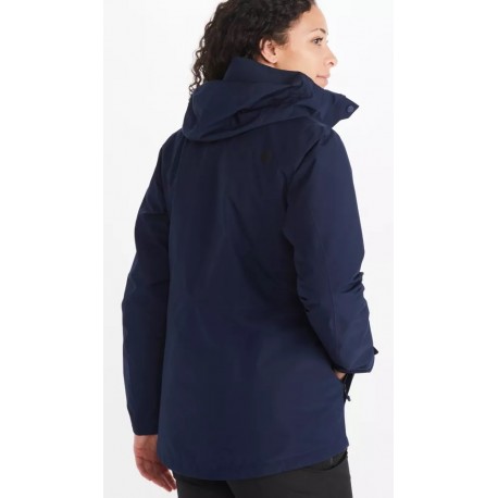 Jaka Wms Minimalist Component Jacket Arctic navy Wild rose