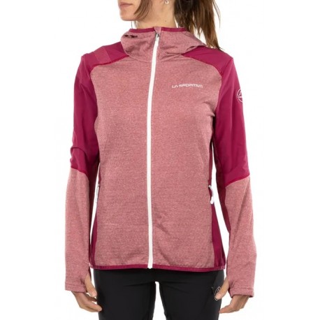 EXISTENCE Hoody W Blush Red plum