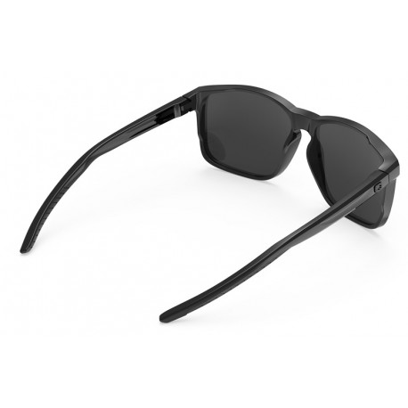 Brilles OVERLAP 3. kat Black gloss Smoke black