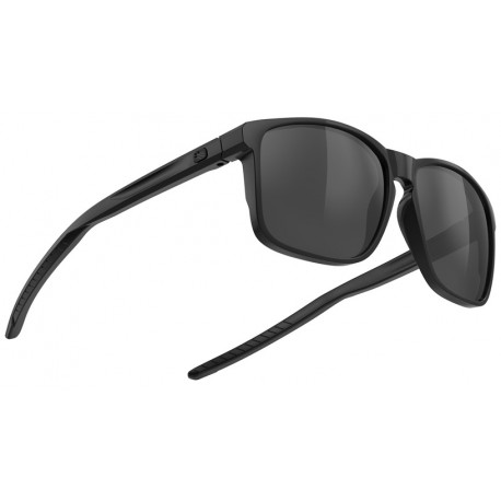 Brilles OVERLAP 3. kat Black gloss Smoke black