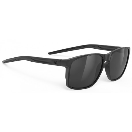 Brilles OVERLAP 3. kat Black gloss Smoke black