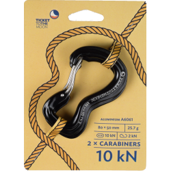Karabīne CARABINER, 10kN pair