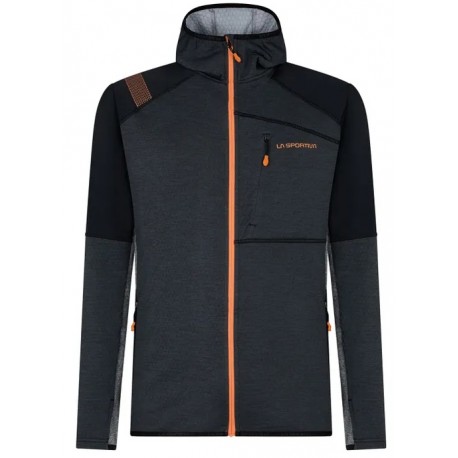 EXISTENCE Hoody M Black Carbon