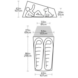 Telts FLY CREEK HV UL2 Bikepack Solution Dye