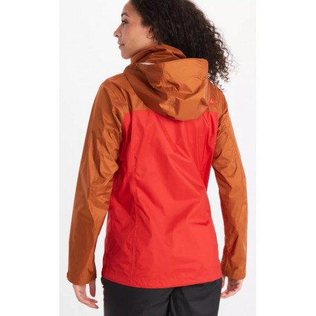 Wms PreCip Eco Jacket Cairo Copper