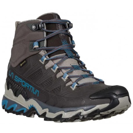 ULTRA RAPTOR II Mid Leather Wide Woman GTX Carbon Atlantic