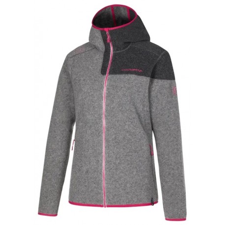 IRIDE HOODY W Cloud Cerise