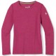 Kids Classic Thermal Merino Base Layer Crew Festive Fuchsia Heather