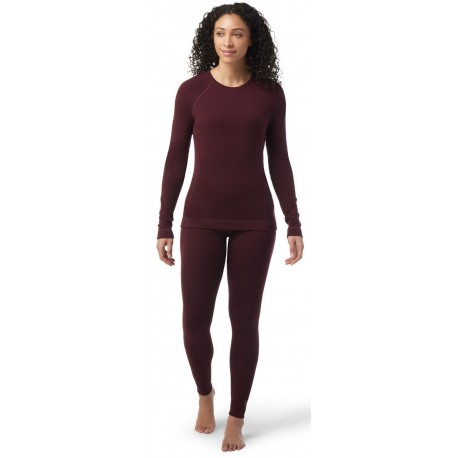 Termo krekls SW WS Classic Thermal Merino Base Layer Crew Black Cherry Heather