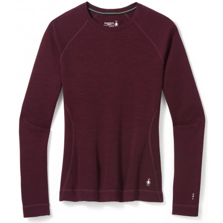 Termo krekls SW WS Classic Thermal Merino Base Layer Crew Black Cherry Heather