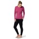 Termo krekls SW WS Classic Thermal Merino Base Layer Crew Festive Fuchsia Heather