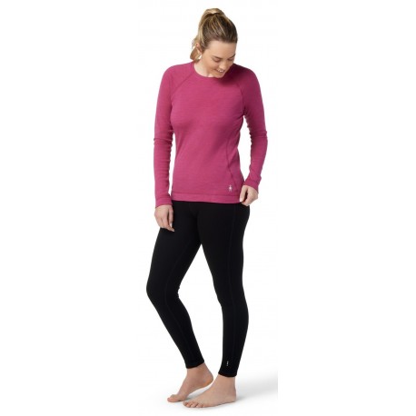 Termo krekls SW WS Classic Thermal Merino Base Layer Crew Festive Fuchsia Heather