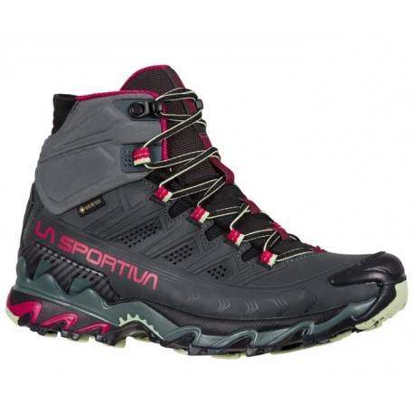 Apavi ULTRA RAPTOR II Mid Leather Woman GTX Charcoal Cerise