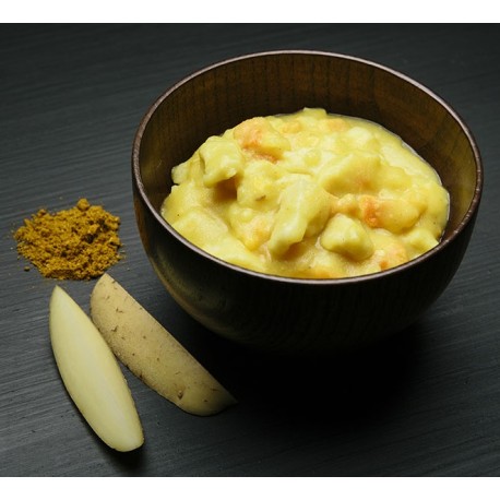 Tūristu pārtika RT COD in Creamed Curry Sauce 384kcal