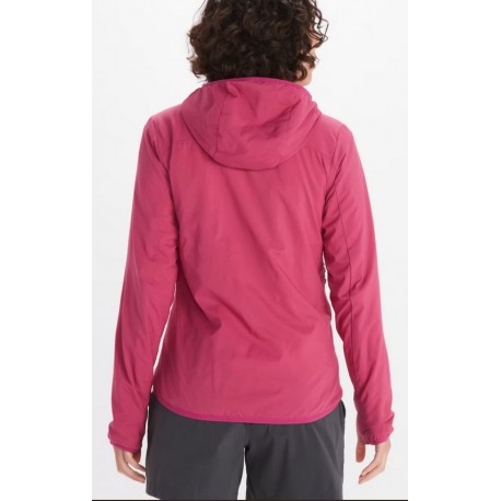 Jaka W ALT HB Hoody 01 Fuchsia Red