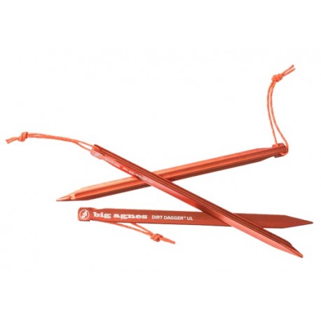 DIRT DAGGER UL6 tent stakes, 6pcs