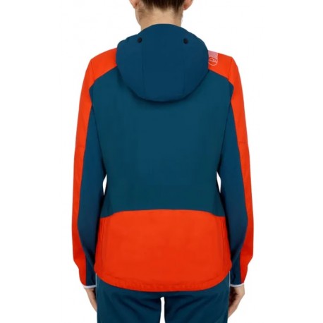 AEQUILIBRIUM Softshell JKT W Storm blue Cherry tomato