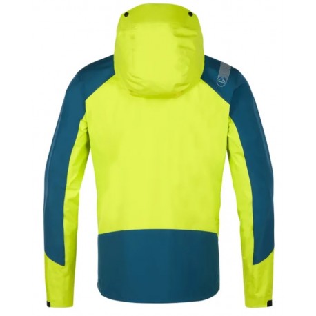 ALPINE GUIDE GTX JKT M Lime punch Storm blue