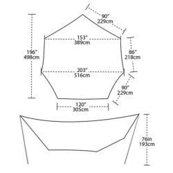 DEEP CREEK Tarp Large