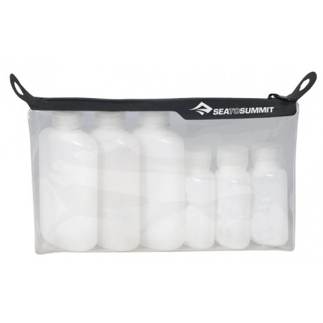 TPU CLEAR ZipTop Pouch with bottles