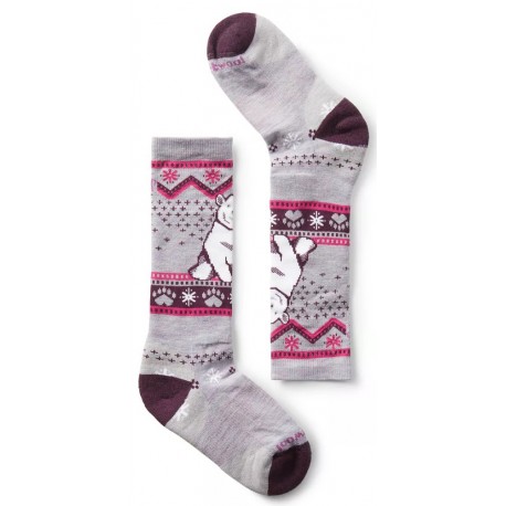 Kids WINTERSPORT Full Cushion Polar Bear Pattern OTC Socks