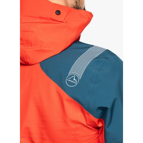 ALPINE GUIDE GTX JKT M Poppy Storm blue