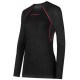 Termo krekls WOOL40 Aero Longsleeve W Black Hibiscus