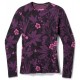 Termo krekls SW WS CLASSIC Thermal Merino Base Layer Crew Purple Iris Floral