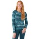 SW WS Classic Thermal Merino Base Layer Crew Twilight blue Mountain scape