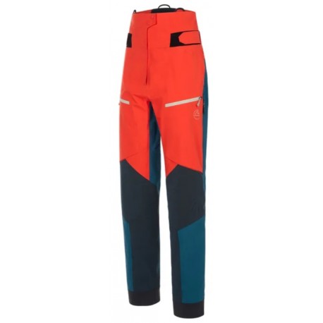 Bikses SUPERCOULOIR GTX Pro Pant W Cherry tomato Storm Blue Bikses SUPERCOULOIR GTX Pro Pant W Cherry tomato Storm Blue