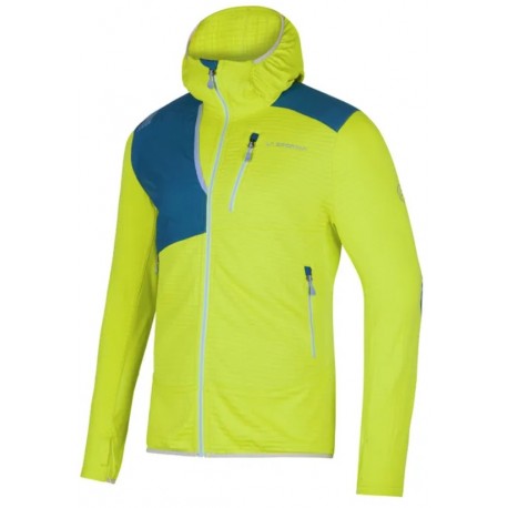 Jaka LUCENDRO Thermal Hoody M Lime punch Storm blue