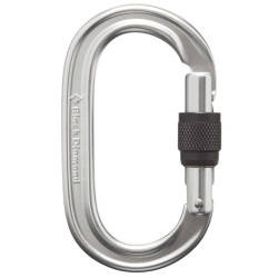 OVAL KEYLOCK SCRWGT CARABINER