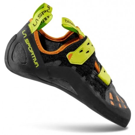 TARANTULA climbing shoes Carbon Lime punch