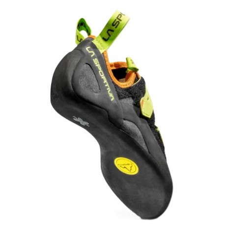 TARANTULA climbing shoes Carbon Lime punch