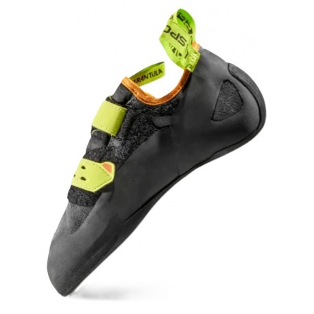 TARANTULA climbing shoes Carbon Lime punch